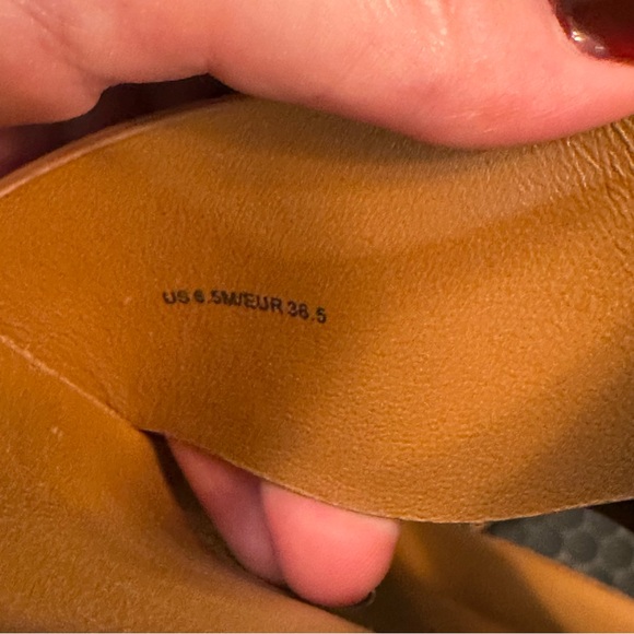 Vince Leather Slide Sandals Black Tan & Snakeskin Pattern Size 6.5/EUR 36.5 - Picture 4 of 6